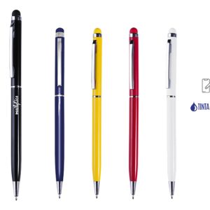 BOLÍGRAFO DE ALUMINIO CON TOUCH ODDRA DE TINTA