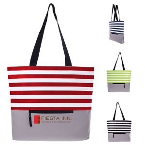 BOLSA CON DISEÑO FRANJAS MARGIN