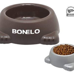 RECIPIENTE PARA MASCOTAS HUELLITAS