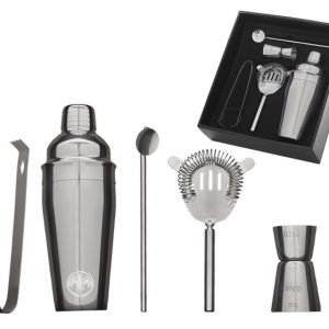 SET PARA BEBIDAS DE ACERO INOXIDABLE COCOBONGO