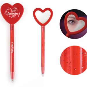 BOLÍGRAFO PLÁSTICO EN FORMA DE CORAZÓN LATIDO