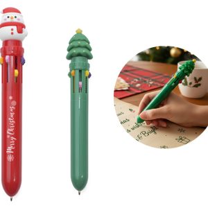 BOLÍGRAFO MULTITINTAS CON FIGURA NAVIDEÑA, CHRISMATIK