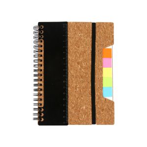Libreta tipo corcho.