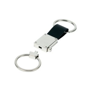 Llavero en aleación de zinc Detroit.