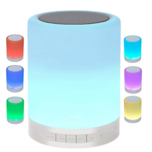 BOCINA BLUETOOTH CON LÁMPARA MULTICOLOR