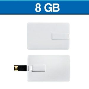 USB TARJETA SLIM BLANCA 8GB
