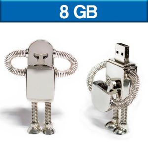 USB ROBOT METÁLICO 8GB