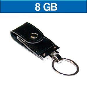 USB PIEL DE 8GB NEGRA