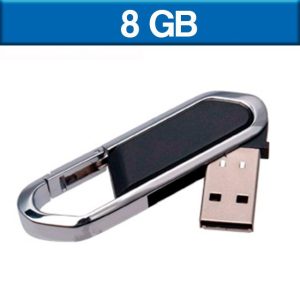 USB HOOK NEGRA DE 8GB