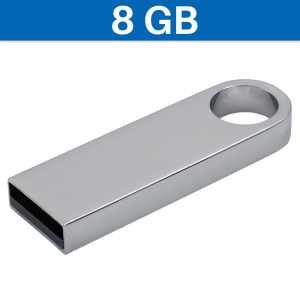 MEMORIA USB STICK 8 GB PLATA
