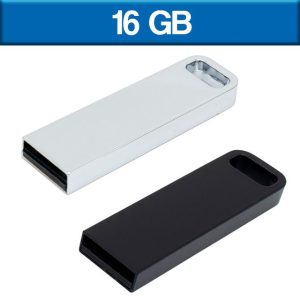 USB MILAN METÁLICA DE 16 GB NEGRO