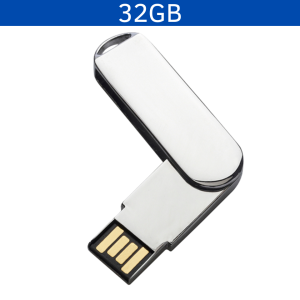 MEMORIA USB GIRATORIA METALICA