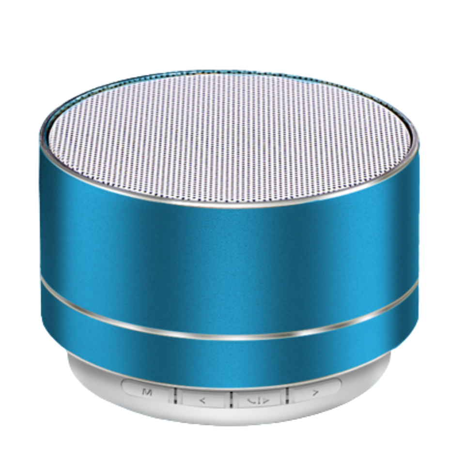 BOCINA METALICA AZUL FUERTE CON BLUETOOTH - Image 3