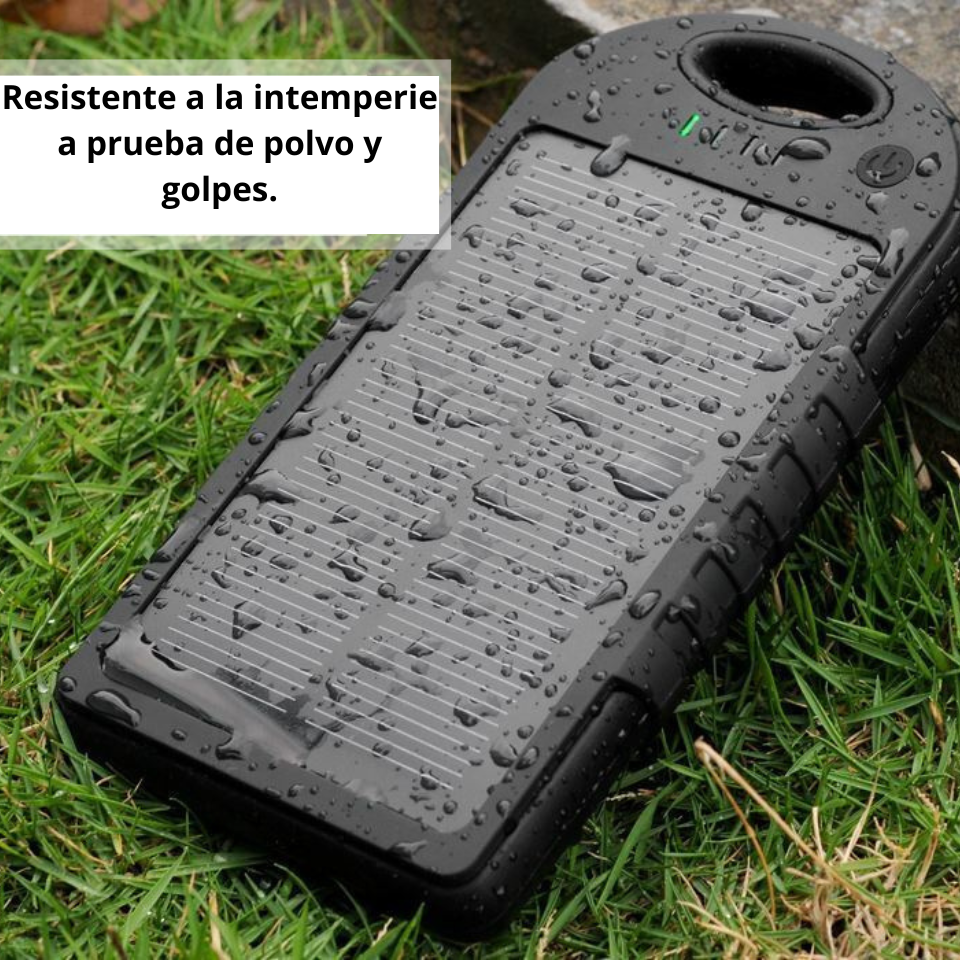 Powerbank con celda solar BLANCA - Image 2