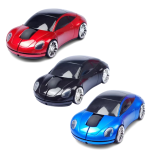 MINI MOUSE ÓPTICO INALÁMBRICO EN FORMA DE AUTO