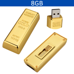 USB LINGOTE AMARILLO 8GB
