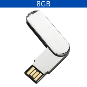 USB GIRATORIA METÁLICA DE 8GB