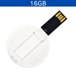 MEMORIA USB TARJETA REDONDA