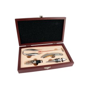 Set para vino Merlot.